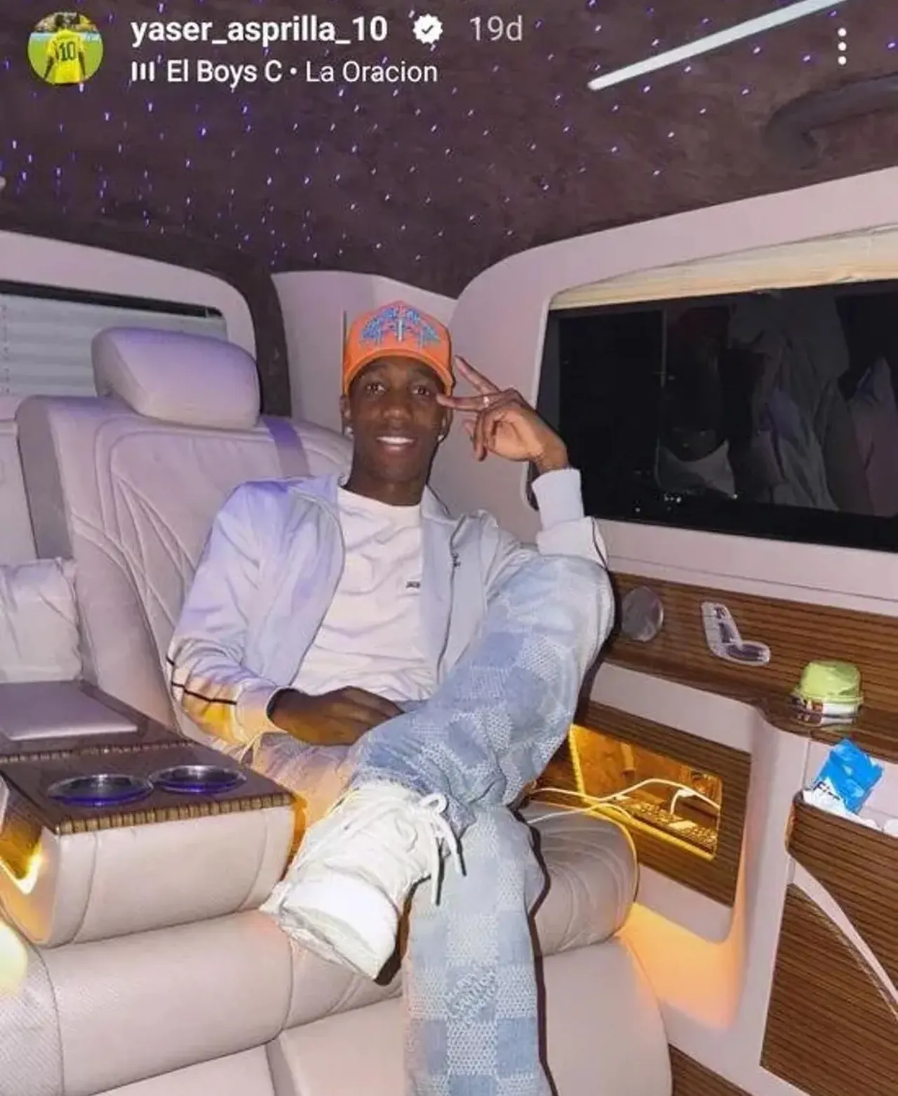 Yaser Asprilla'nın Instagram paylaşımı