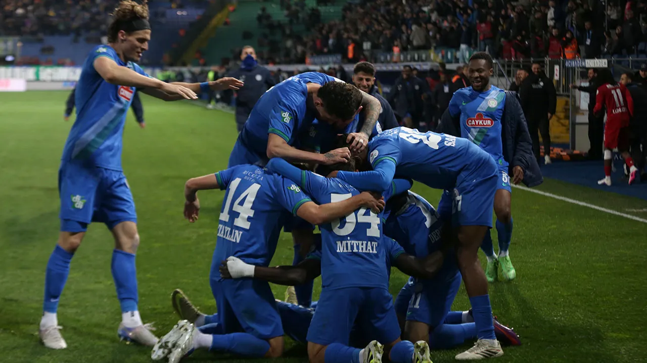 Çaykur Rizespor geriden gelerek kazandı