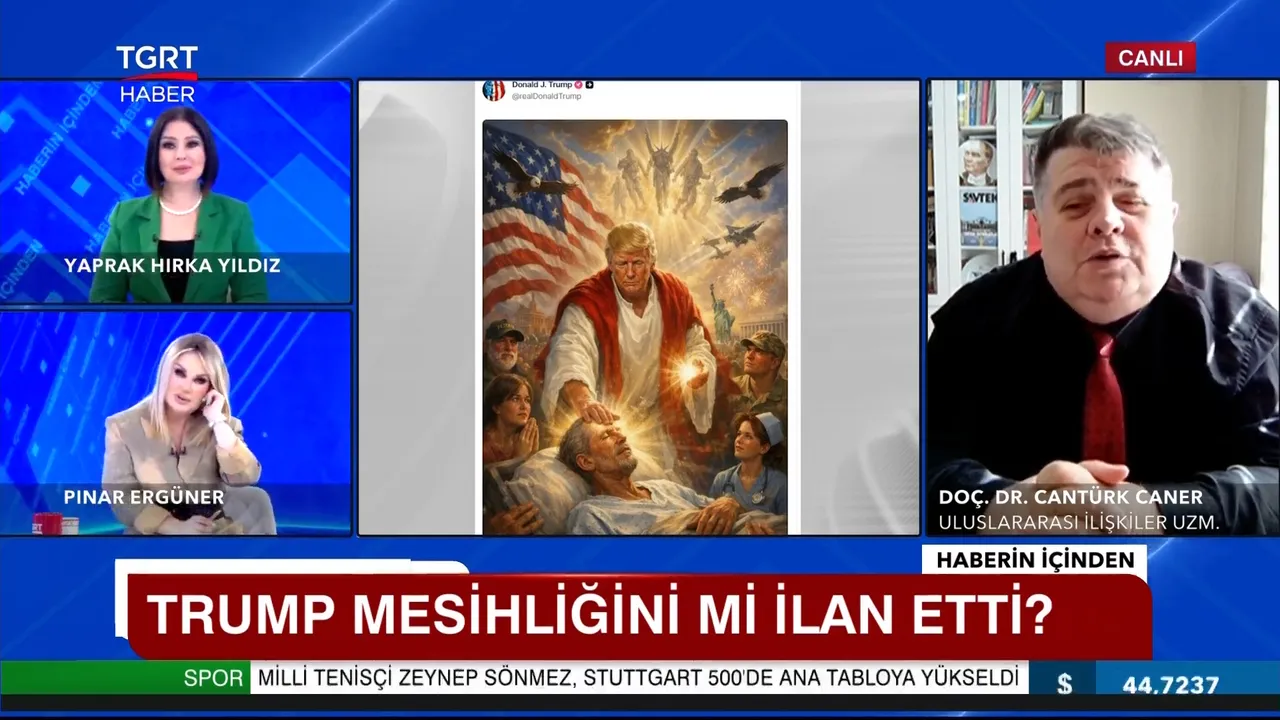 Doç. Dr. Cantürk Caner, TGRT Haber canlı yayınında soruları cevapladı.