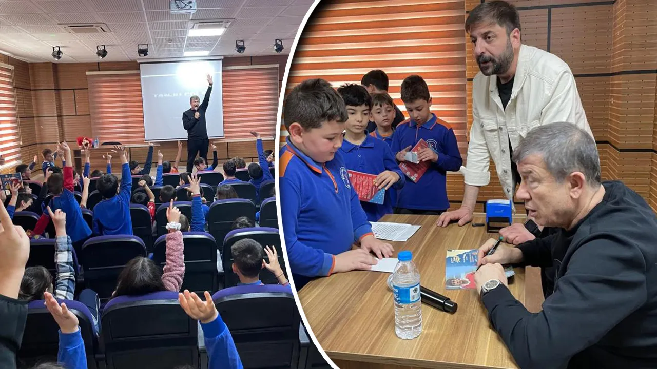 Tanju Çolak, Samsun'da öğrencilerle buluştu: Disiplin ve mücadele başarı getirir