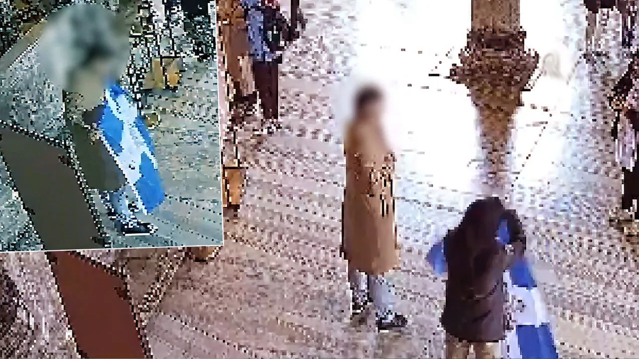 Ayasofya'da provokasyon! Bayrak açan Yunan turistler tutuklandı