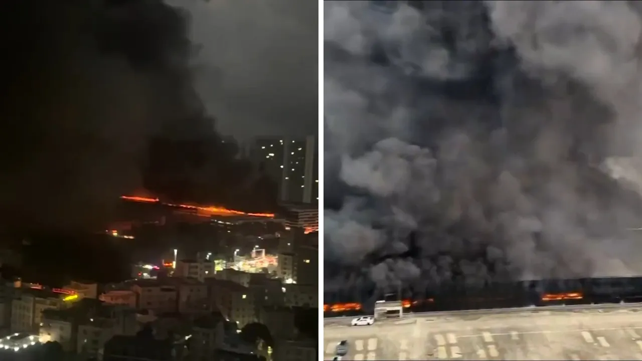 Çin'li otomotiv devi BYD'nin fabrikasında büyük yangın! Dakikalar içinde alev topuna döndü