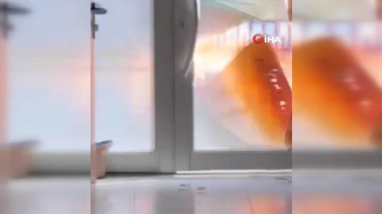 Doğal gaz kokusunun ardından kabusu yaşadılar! Film sahnesini aratmayan anlar kamerada