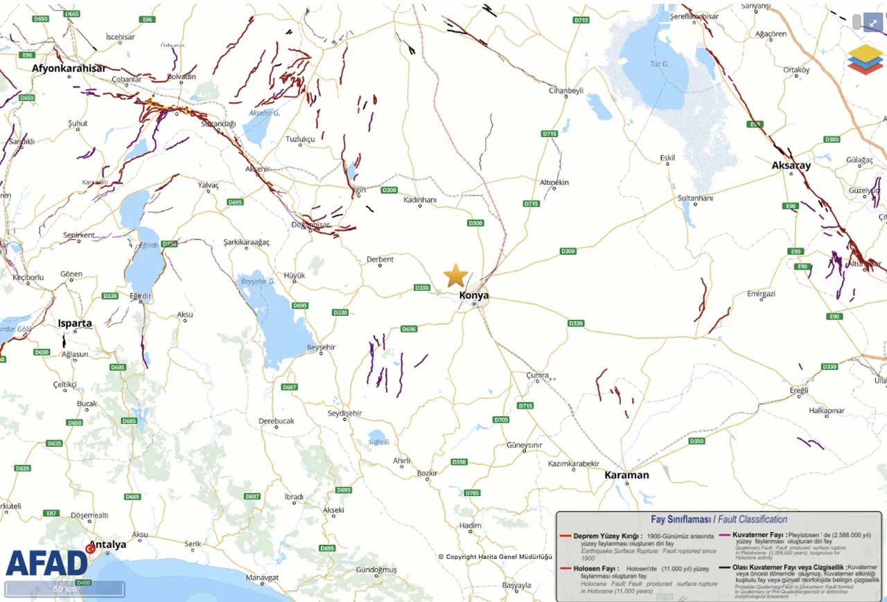 Konyada deprem mi oldu? AFAD son dakika deprem listesi 14 Nisan