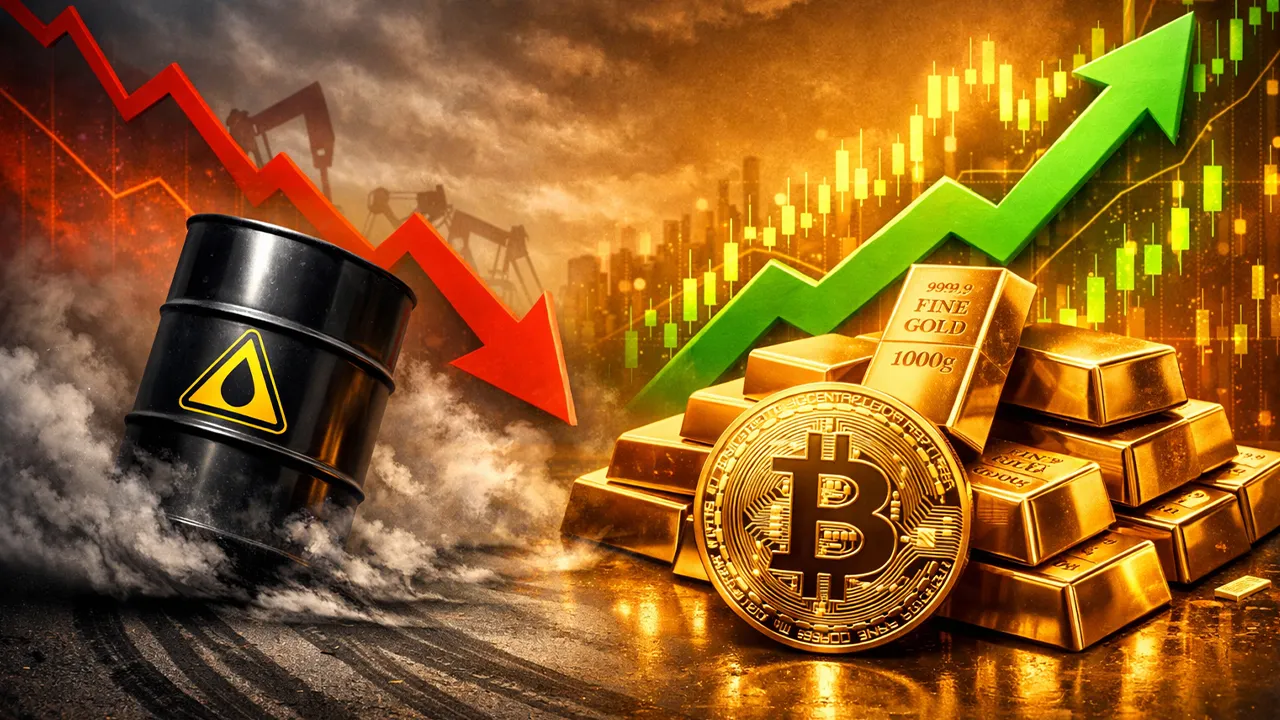 Petrol fren yaptı! Altın ve Bitcoin yükseliyor