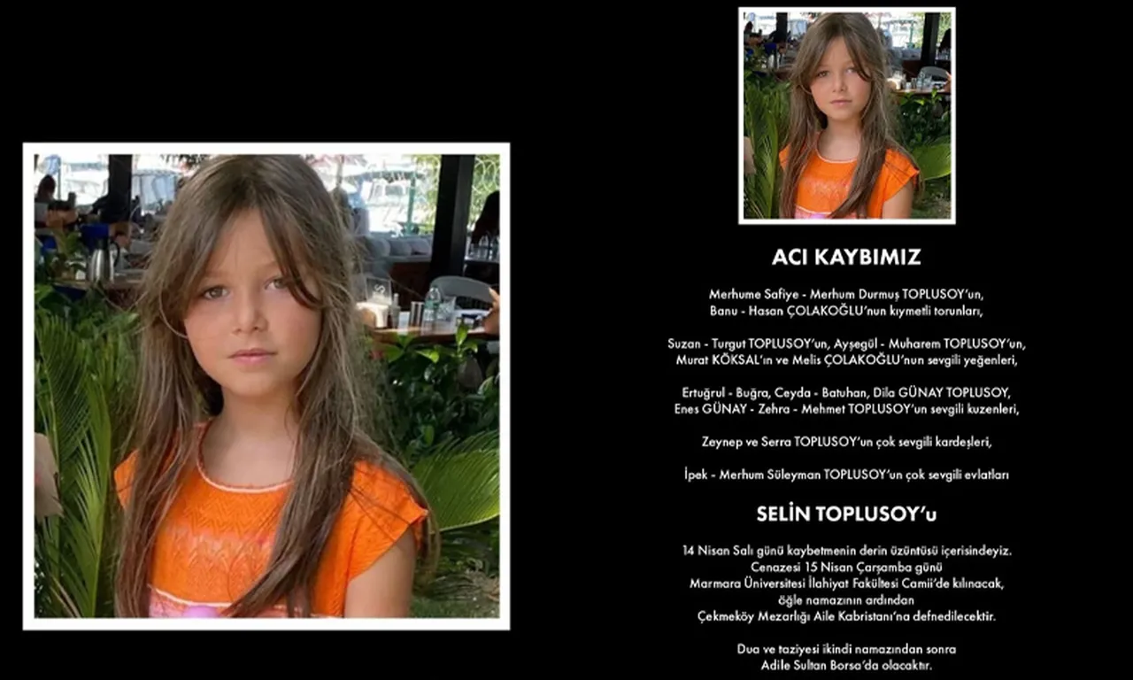 Toplusoy ailesini yıkan kayıp! Selin Toplusoy’un ölüm nedeni belli oldu