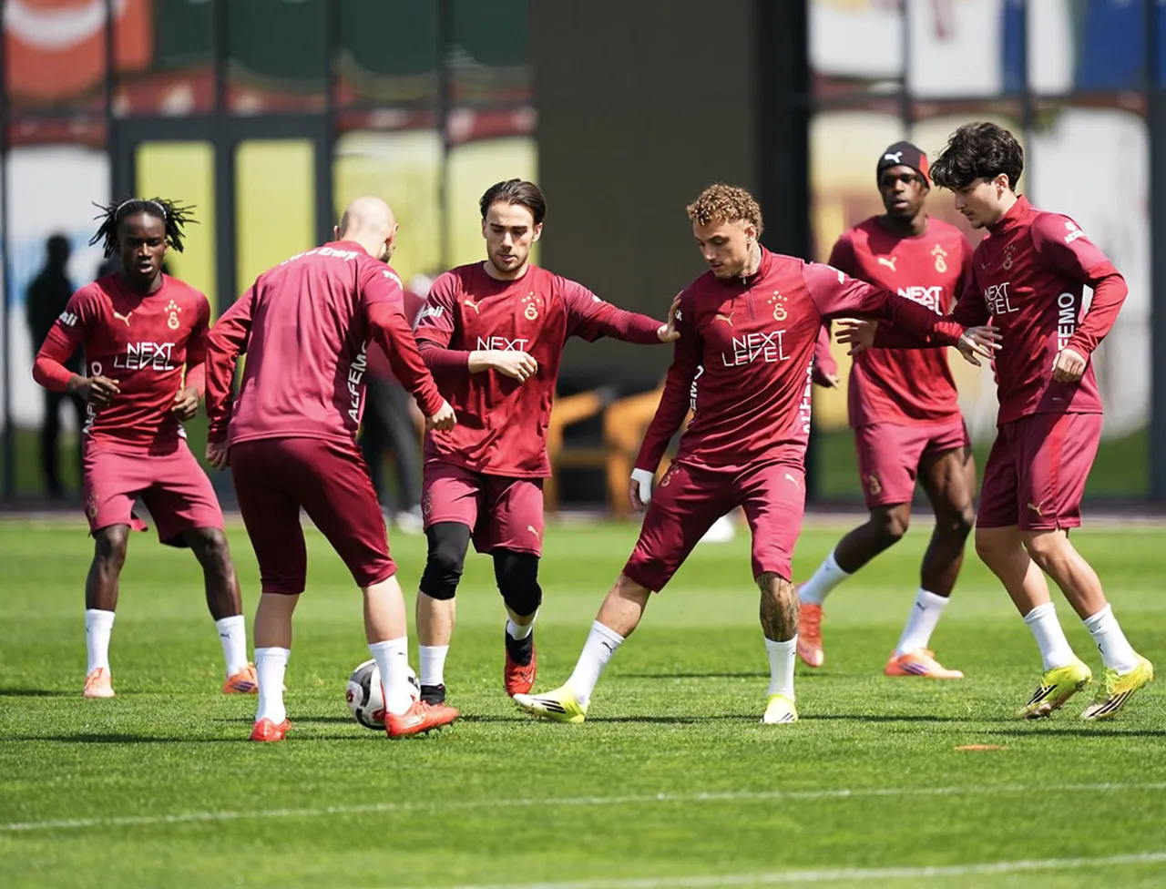 Galatasaray antrenmanından