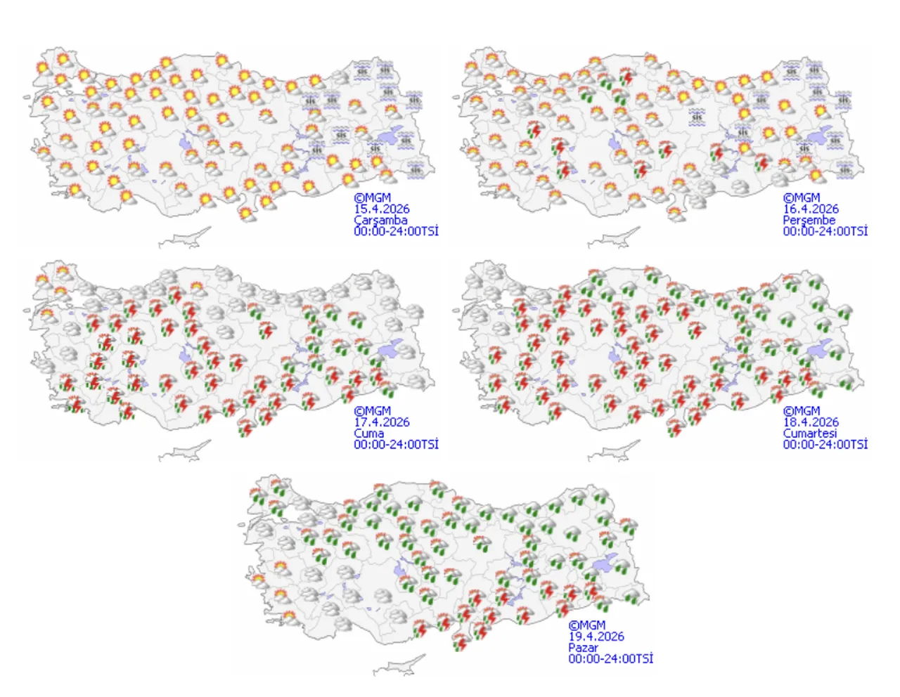 Hafta sonu için uyarı! Havalar ne zaman ısınacak, bu hafta yağmur var mı?