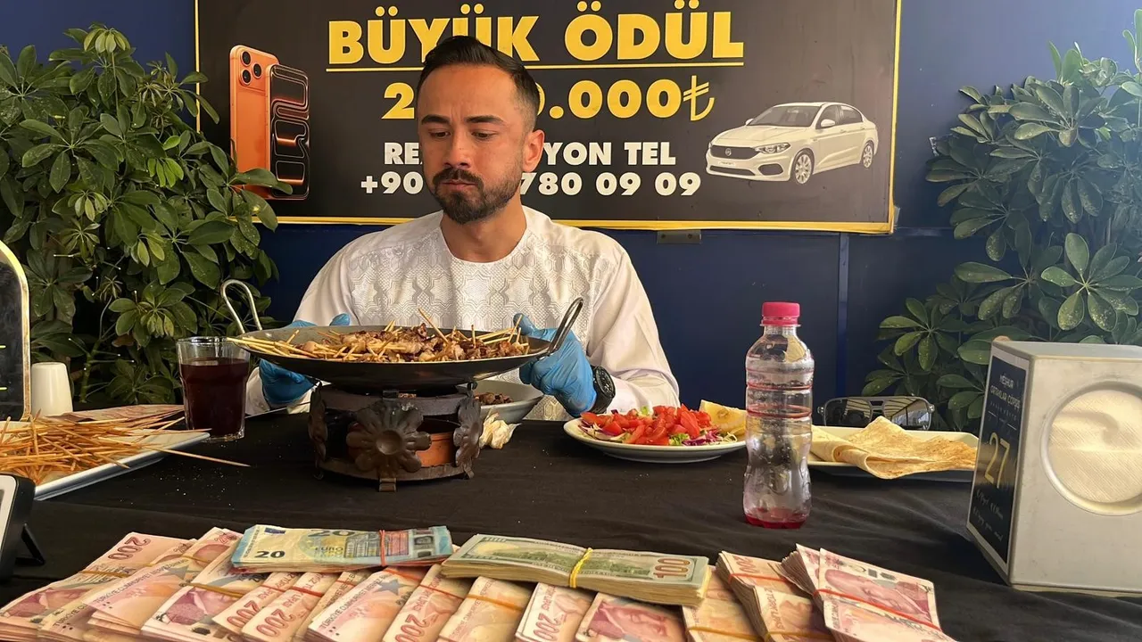 Ödül 2 milyon 400 bin liraydı... 63 kg başladı, yarışmayı 70 kiloyla bitirdi