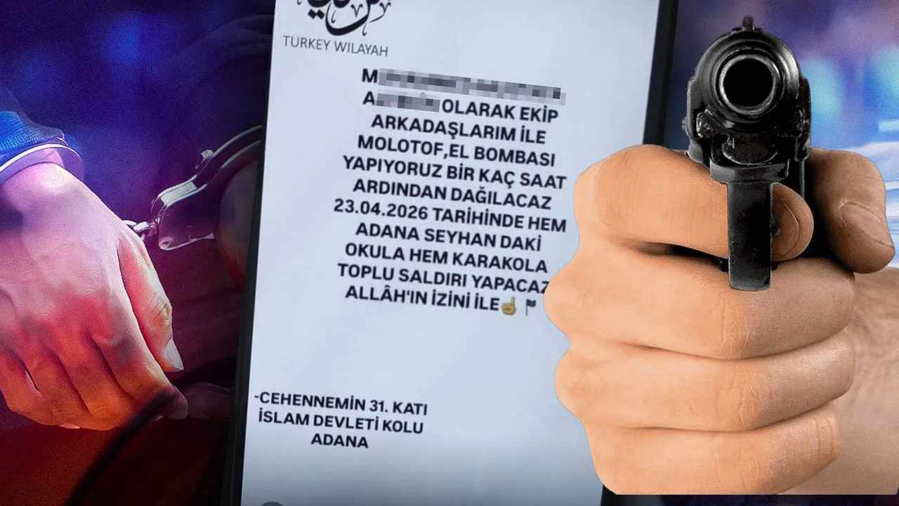 "Okula ve karakola saldıracağız" paylaşımı sonrası ekipler harekete geçti! Adana'da 1 kişi gözaltına alındı