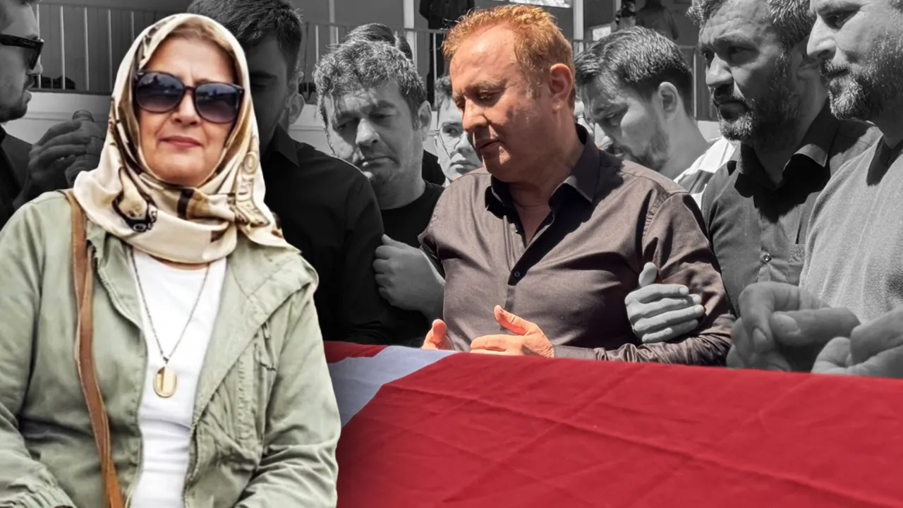 Ayla öğretmenin eşi cenazede fenalaştı: Buraya ev yaptıracaktık, cenazesi geldi