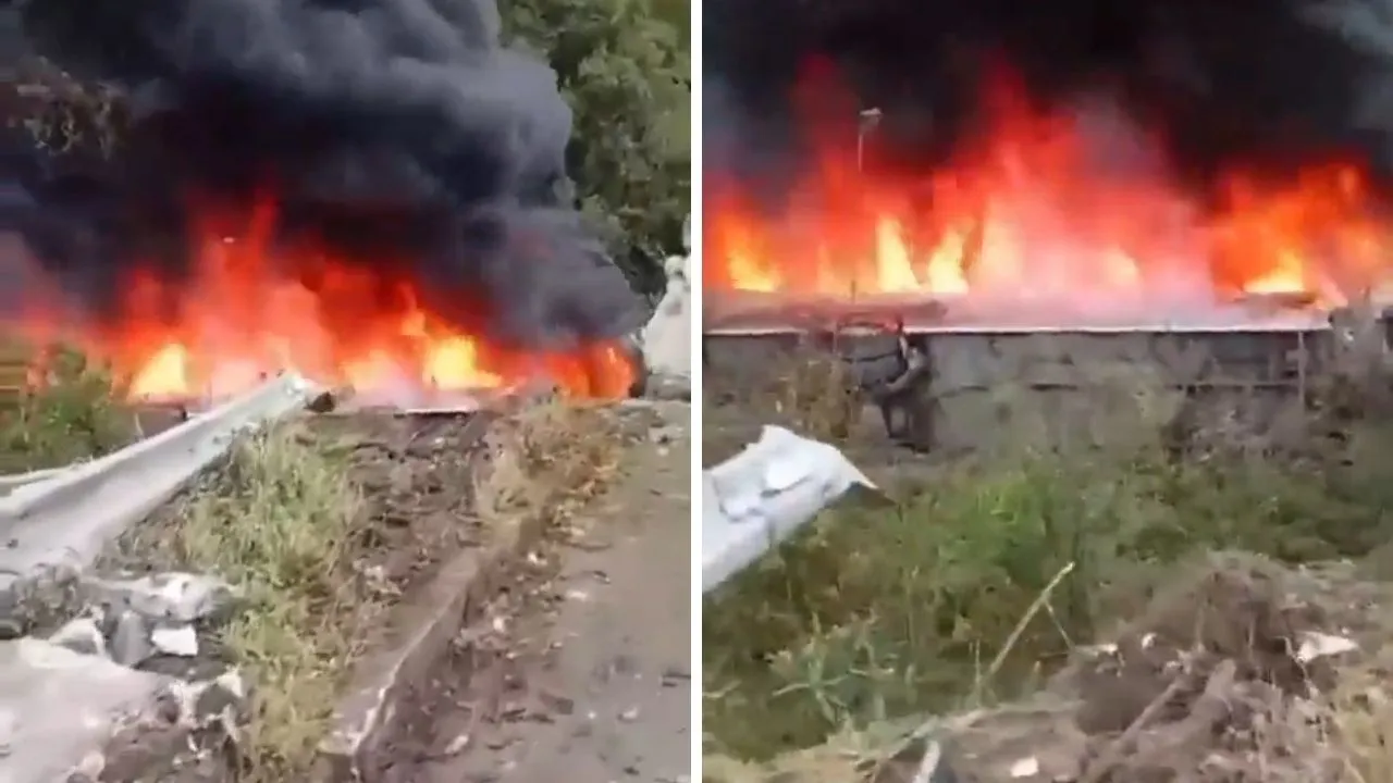 Ekvador'da yolcu otobüsü uçuruma yuvarlanıp alev aldı! Çok sayıda ölü ve yaralı var