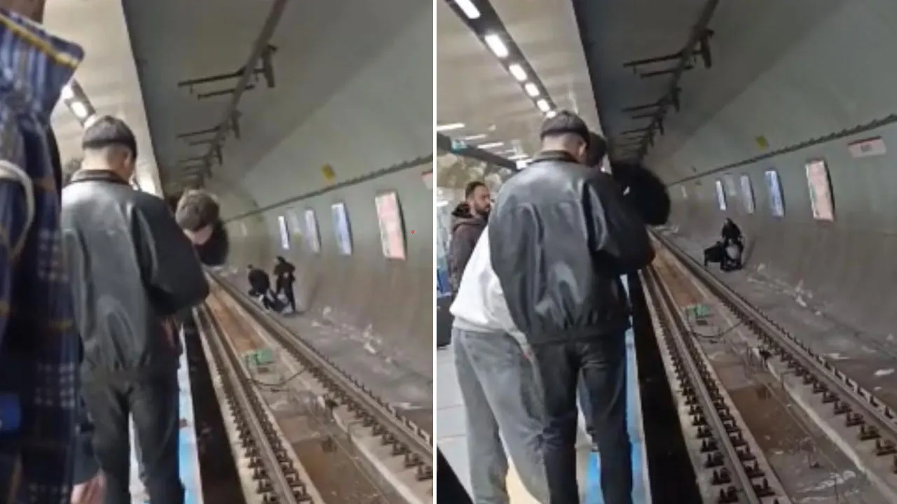 Kadıköy metro istasyonunda panik! Raylara atlayan kişi son anda kurtarıldı