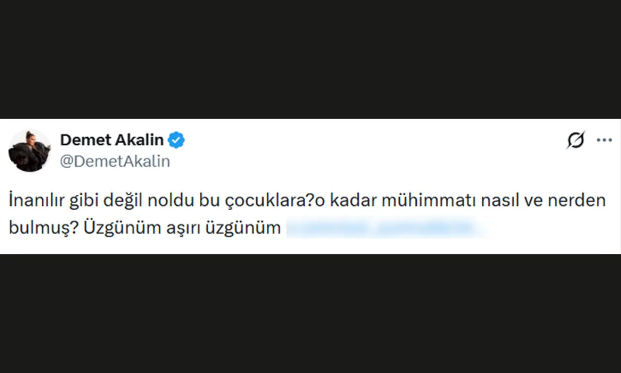 Kahramanmaraş’taki okul saldırısına ünlüler tepki gösterdi