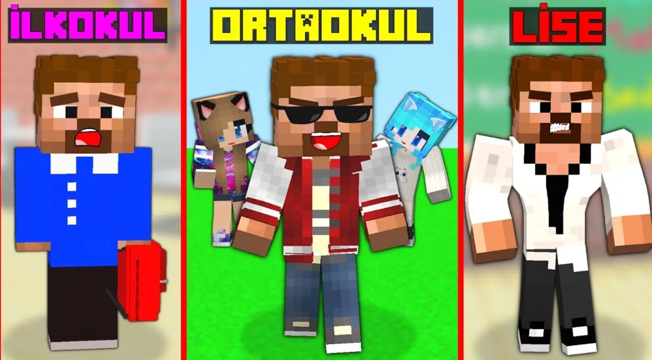 7,5 milyon takipçisi bulunan ve YouTube'da yayın yapan 'Minecraft Parodileri' isimli kanalda, kurallara uyduğu halde dışlanan bir çocuğun ortaokul ve lisede zorba bir karaktere dönüşüp, 'başarılı' olması anlatılıyor.