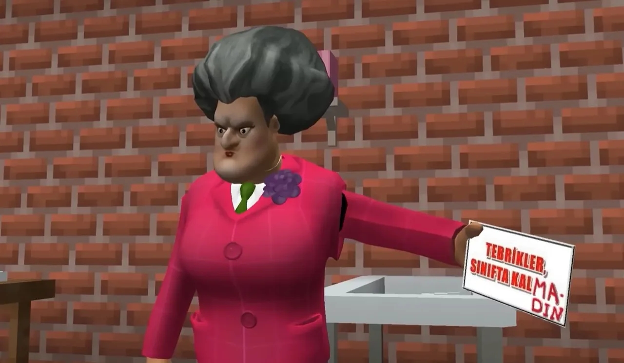 Öğretmenler, öğrencileri tehdit eden şekilde, sinirli ve asabi olarak gösteriliyor.