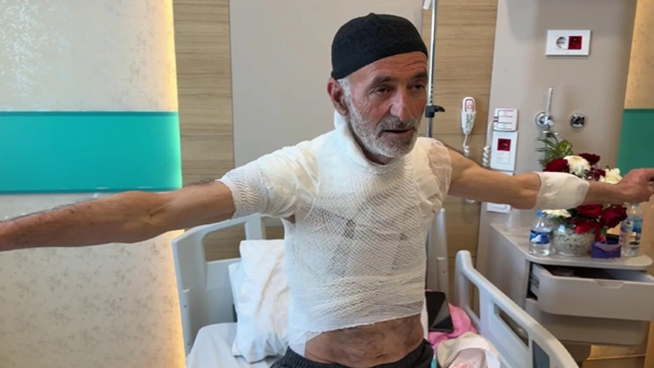 Tamir yaparken hayatının şokunu yaşadı! Bir anda hastanelik oldu