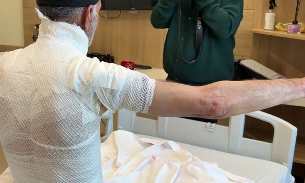 Tamir yaparken hayatının şokunu yaşadı! Bir anda hastanelik oldu