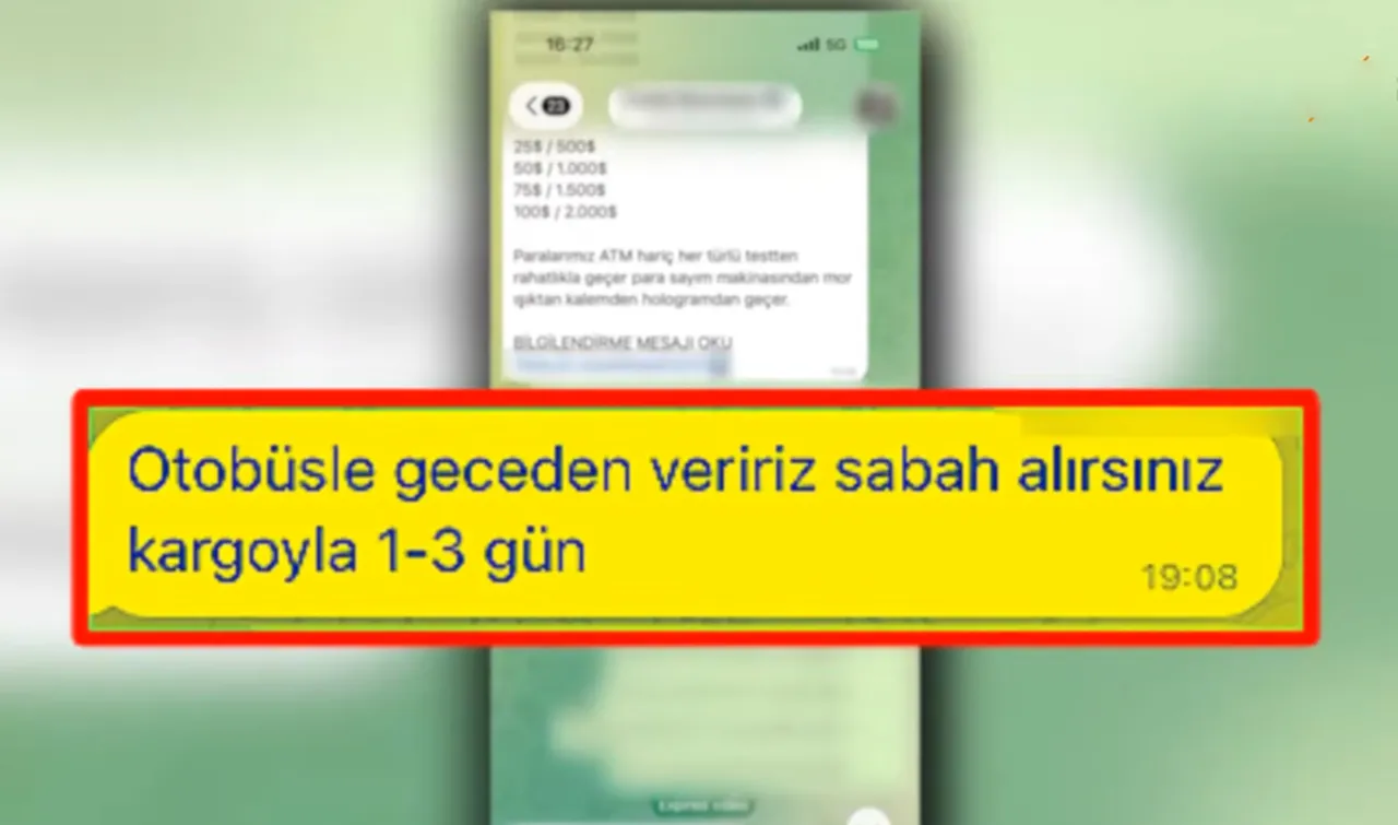 Telegram’da sahte para ticareti! Akılalmaz sistem ortaya çıkarıldı... Para sayma makinesinden bile geçiyor