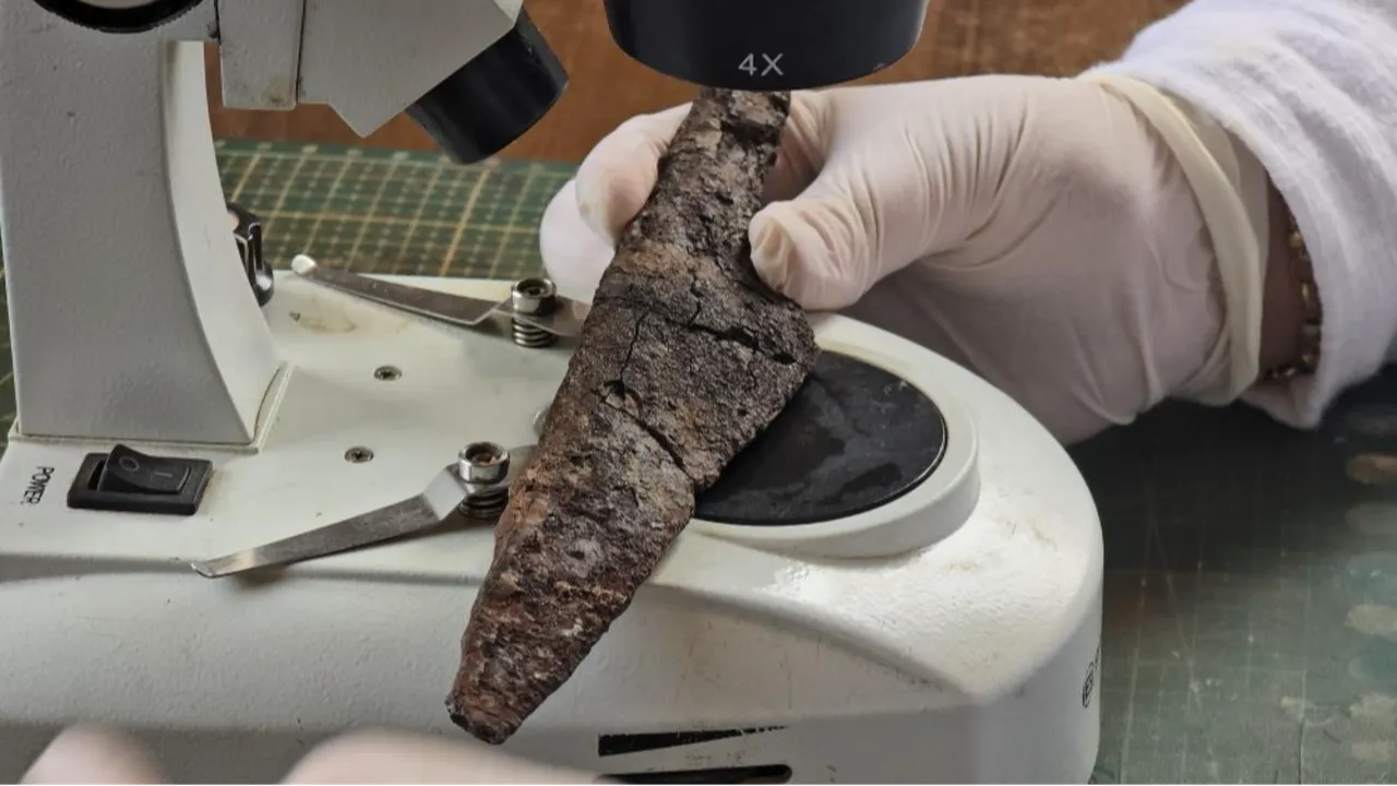 Antik kazıda ortaya çıktı! 1500 yıllık bıçak seti bulundu