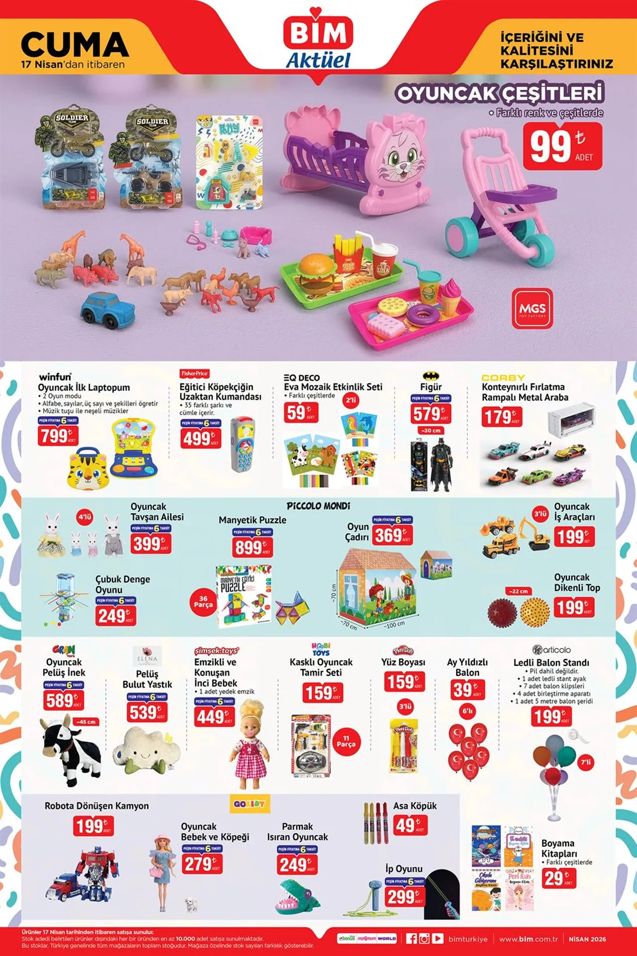 BİM aktüel 17 Nisan 2026 kataloğu güncellendi! BİM'e bugün neler geldi? İşte tam liste...