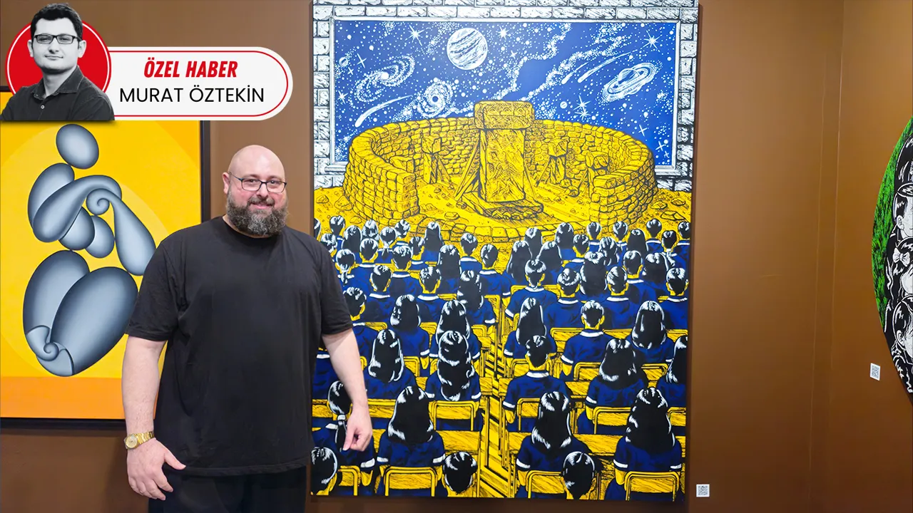 CI Bloom'da sıra dışı eserler sergileniyor: Göbeklitepe’yi rüyada gördü tuvale yansıttı