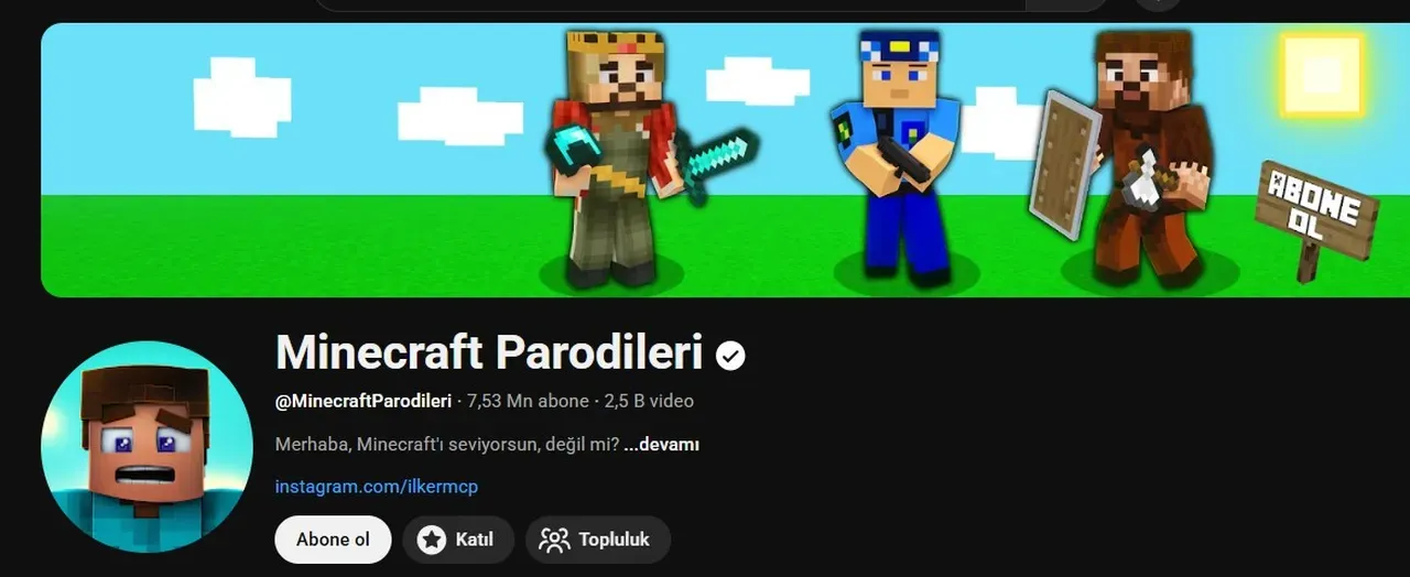 Çocukları suça teşvik eden Minecraft Parodileri kanalına erişim engeli! Türkiye Gazetesi gündeme getirmişti