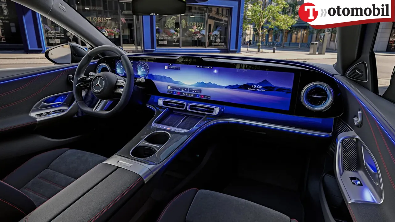 Elektrikli Mercedes-Benz C-Class’ın konsolu tanıtıldı: Sürücüden yolcuya kadar uzanan ekran