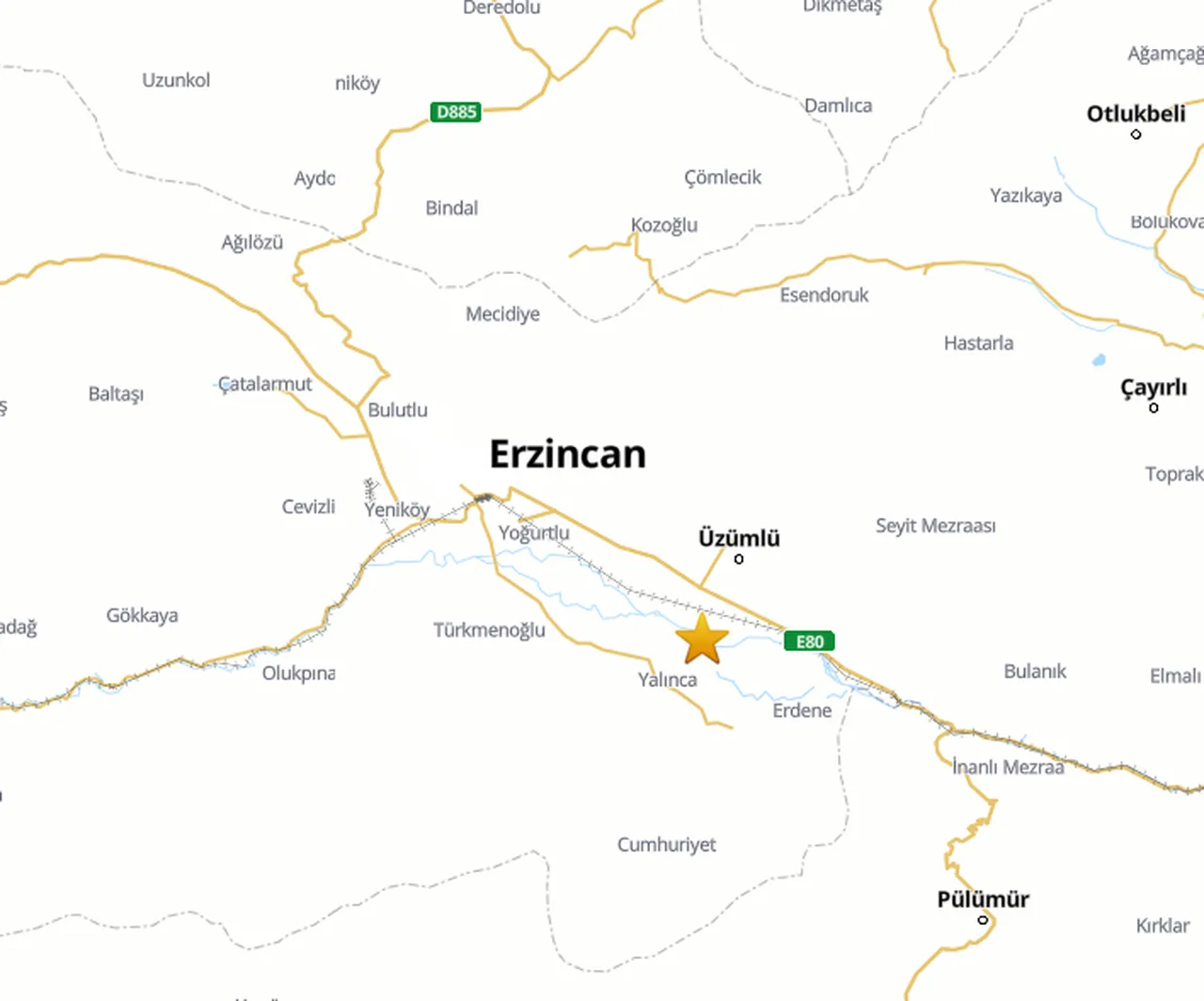 Erzincan’da 4.1 büyüklüğünde deprem!