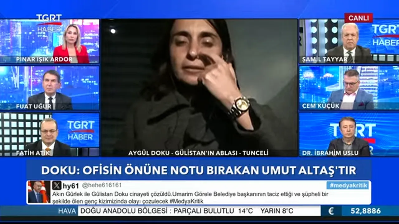 Gülistan Doku'nun ablası canlı yayında anlattı! Gelen 3 arama ile her şey başladı