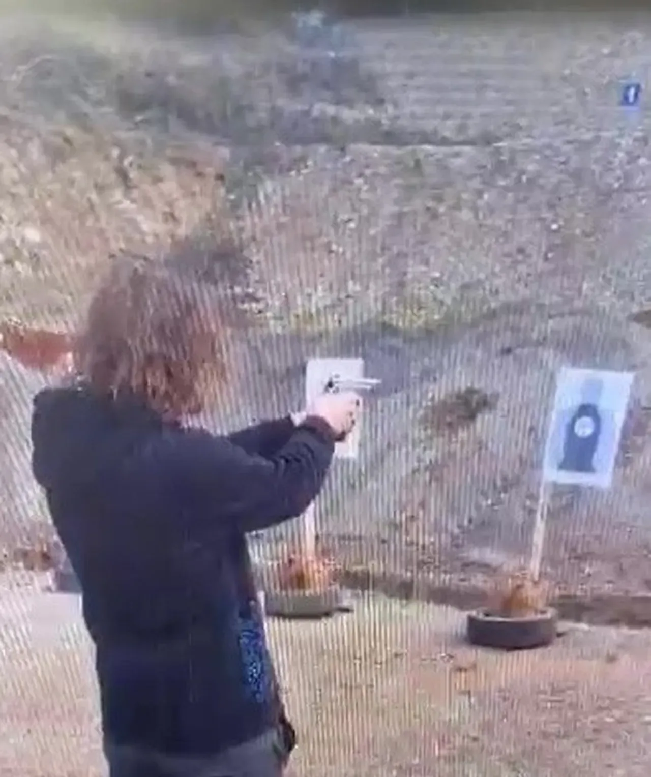 Mersinli'nin  2 gün önce poligonda atış yaptığı görüntüler ortaya çıktı.