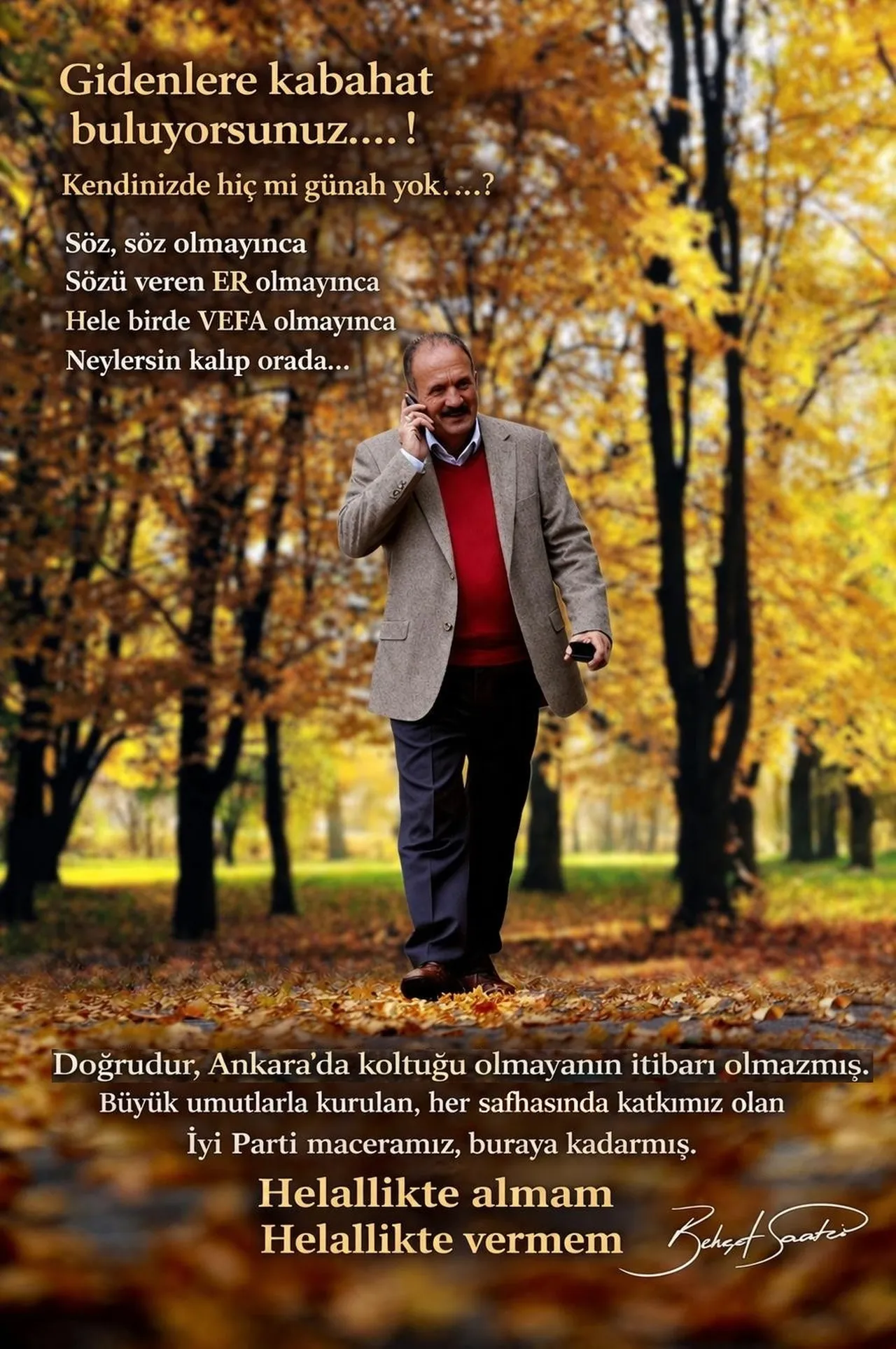 İyi Partili isim zehir zemberek sözlerle istifa etti: Helallik vermem!