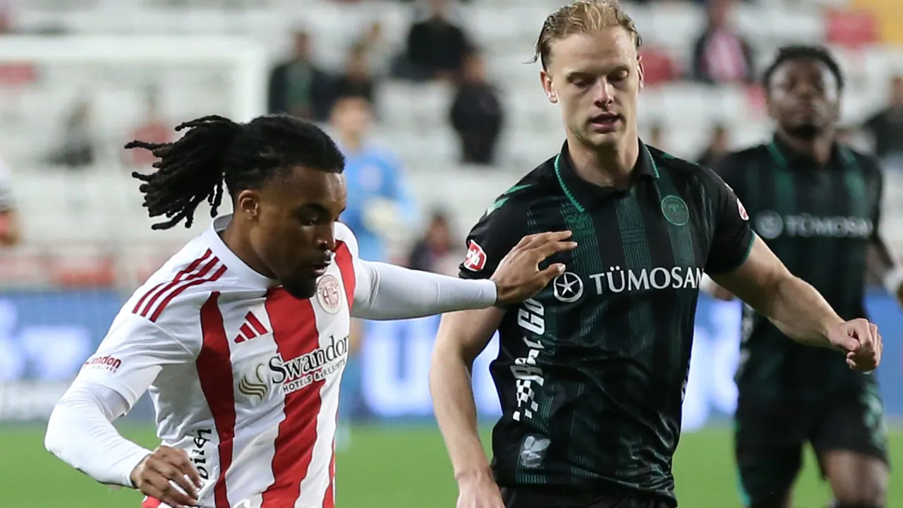 Konyaspor, Antalya'da 2 golle kazandı