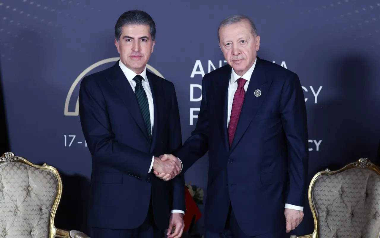 Cumhurbaşkanı Erdoğan ve Barzani bir araya geldi! 'Kalkınma Yolu' vurgusu öne çıktı