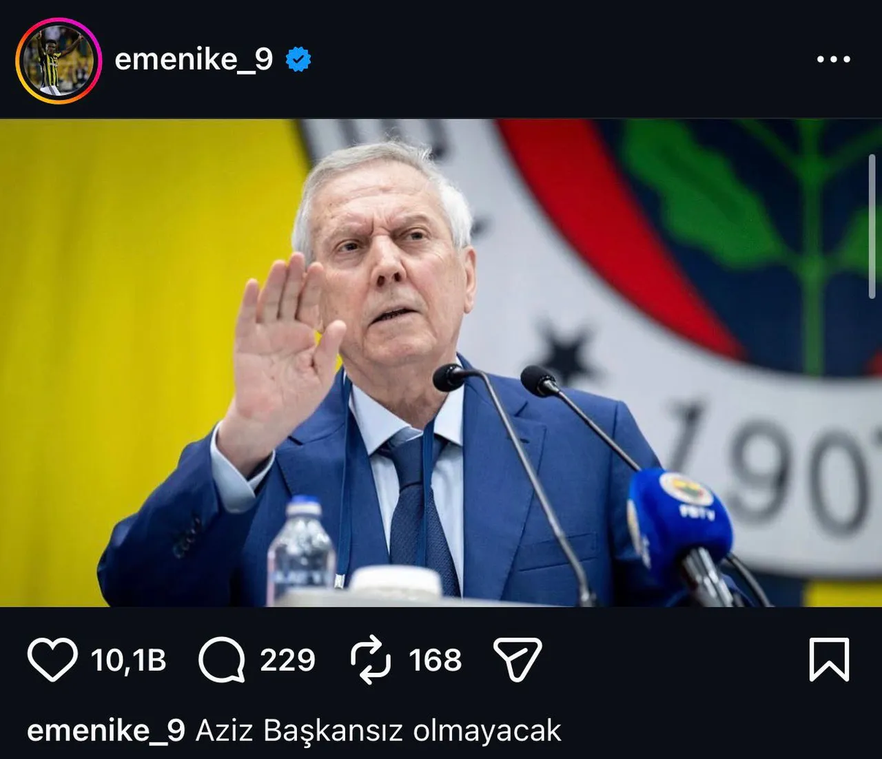 Emmanuel Emenike'nin paylaşımı
