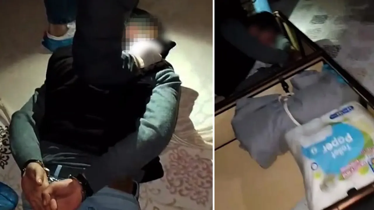 Tam bir suç makinesi! Baza altında saklanırken yakalandı