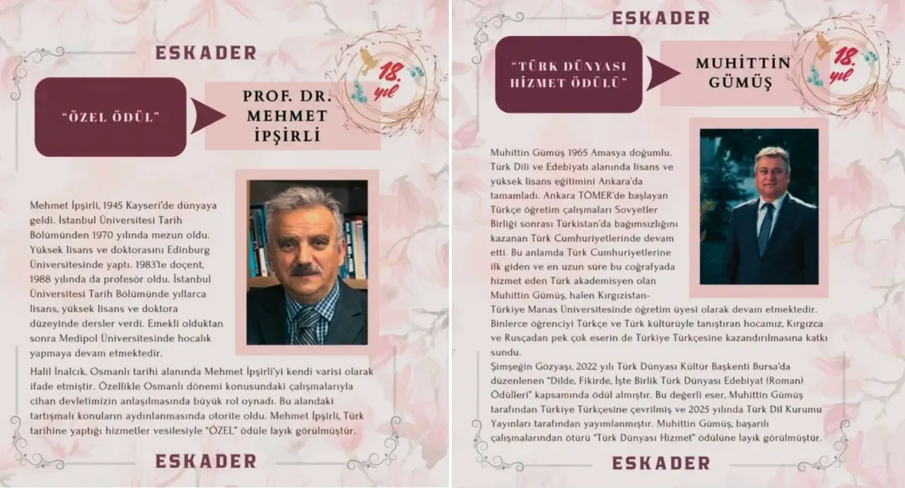 ESKADER Ödülleri sahiplerini buldu: 18 yıldır aralıksız devam ediyor!