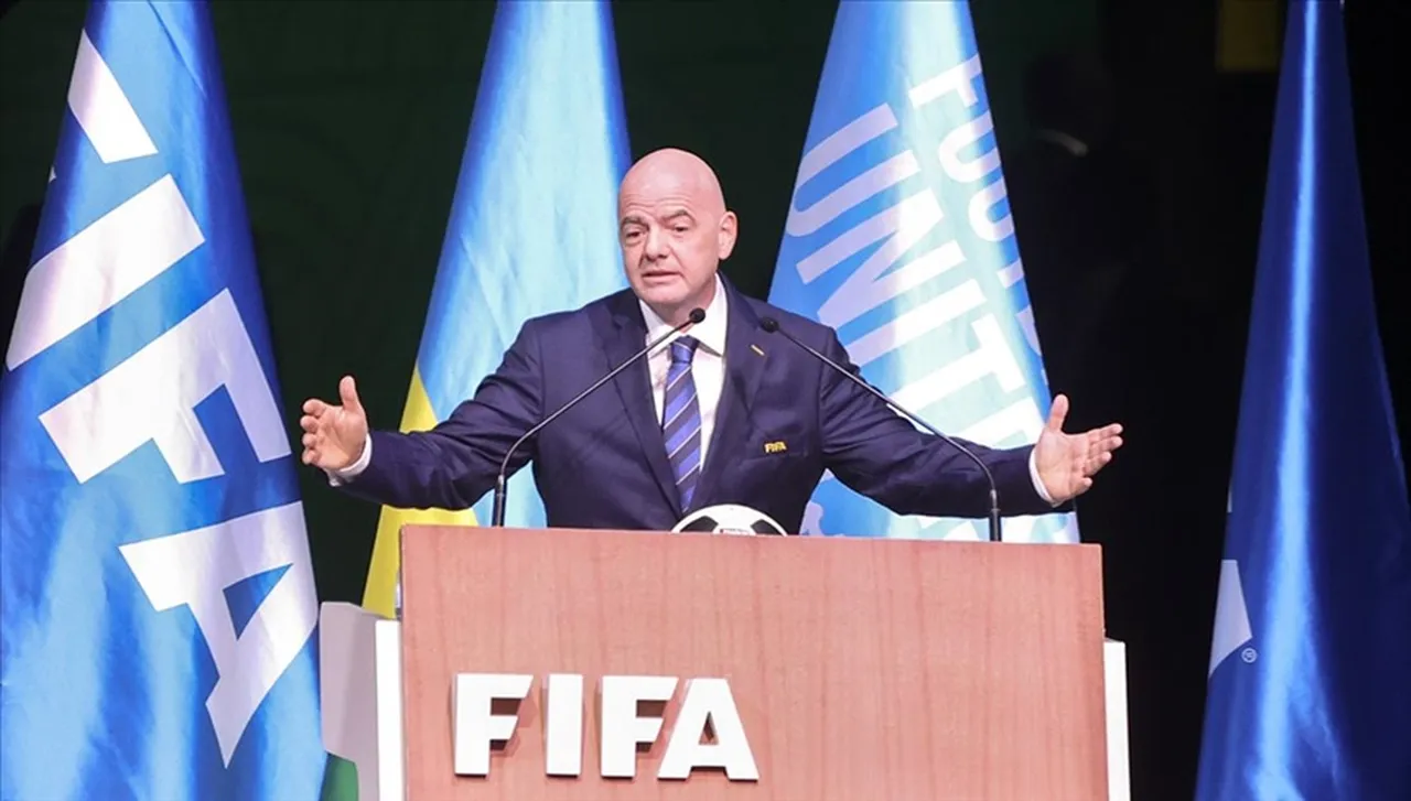FIFA (Uluslararası Futbol Federasyonları Birliği) Başkanı Gianni Infantino
