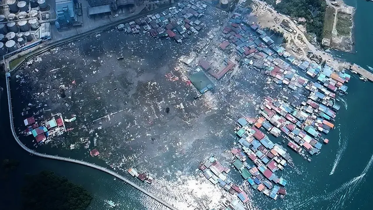 YÜZEN KASABA KÜLE DÖNDÜ