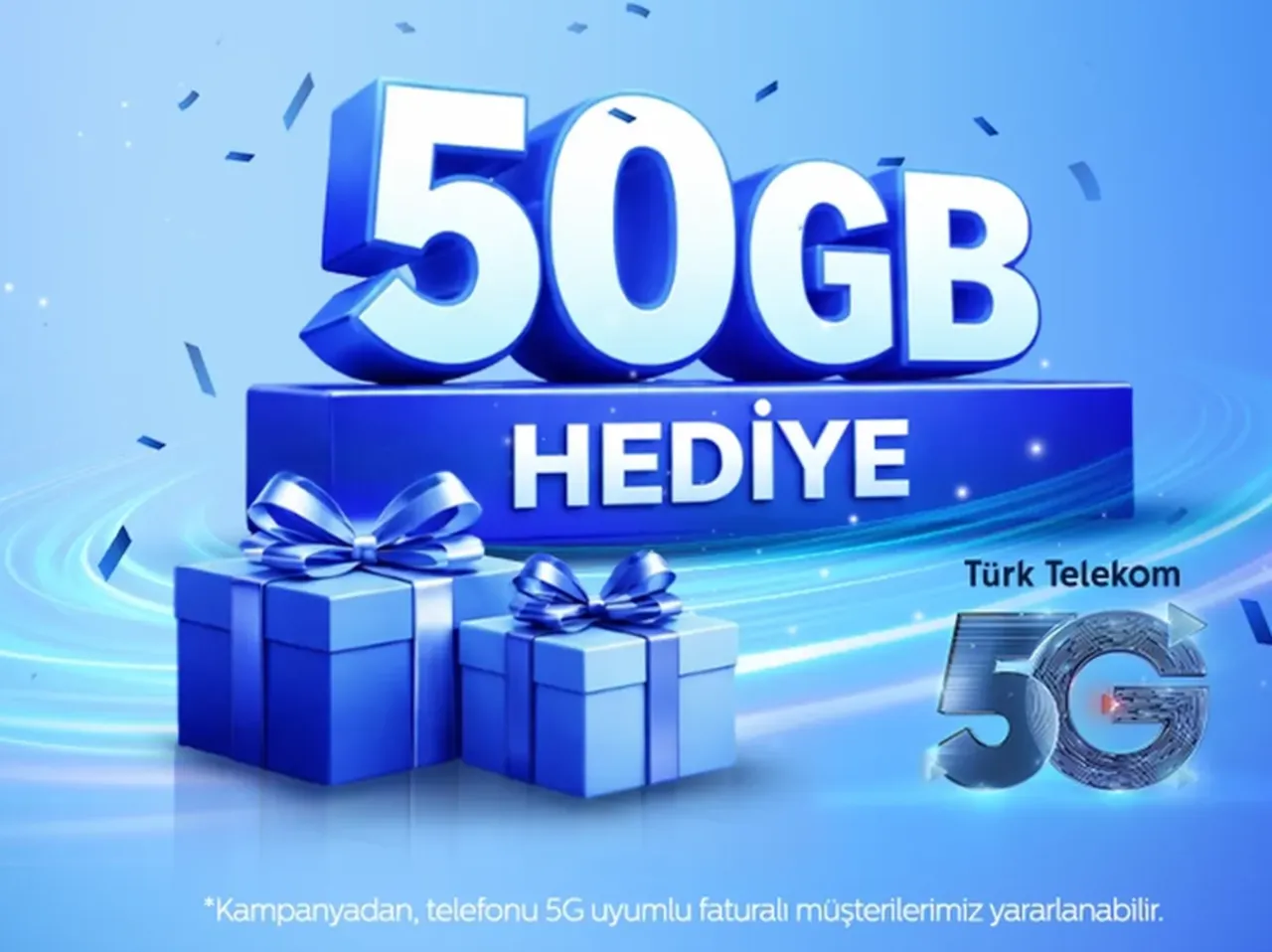 5G kampanyaları! Turkcell 5 Kat, Türk Telekom sınırsız, Vodafone 50 GB hediye internet nasıl alınır?