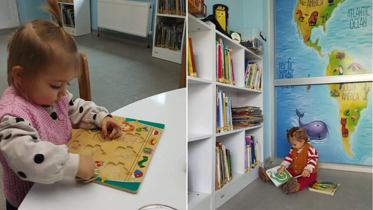 Bebekken kütüphaneye üye oldu, ekransız evde kitaplarla büyüyor