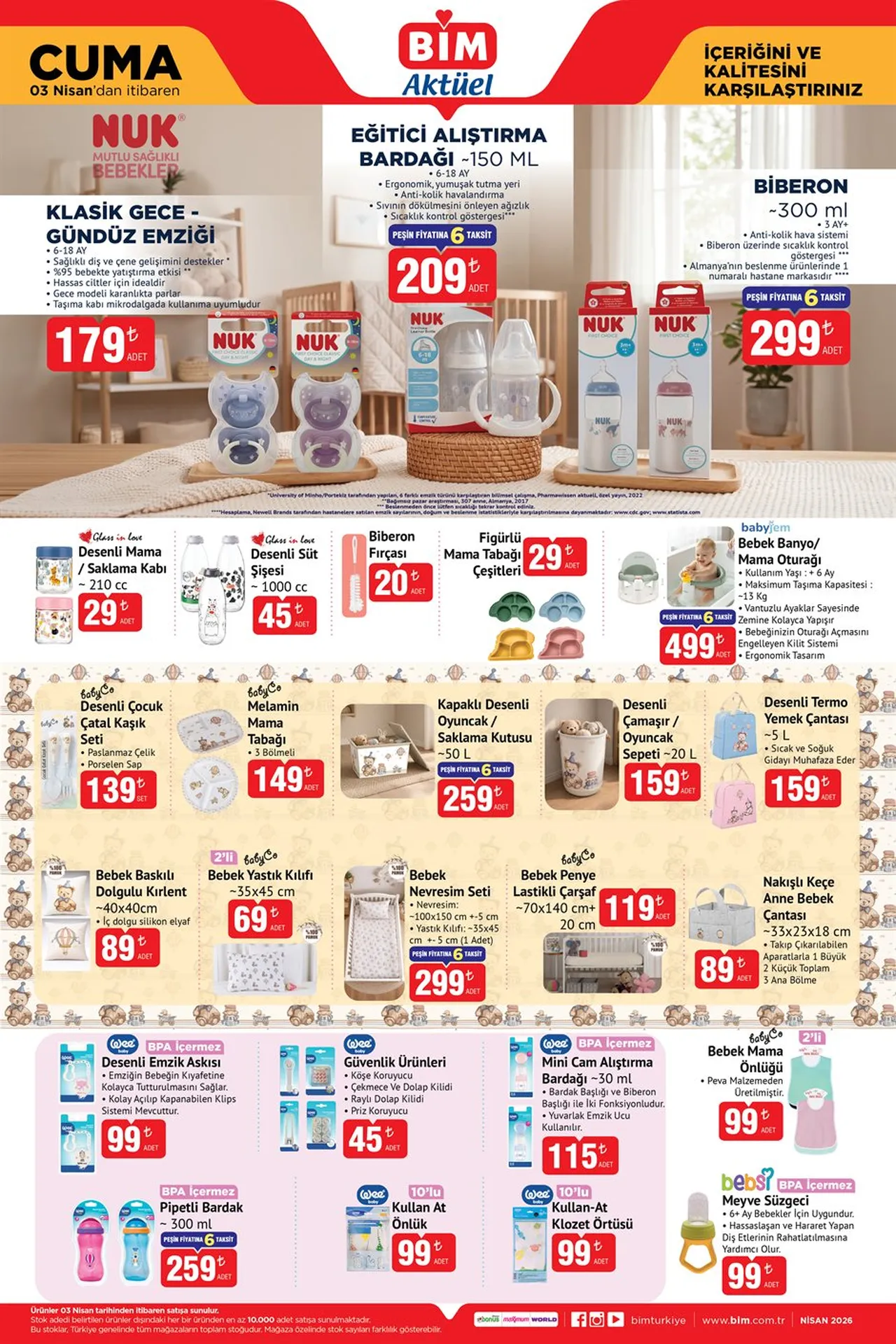 BİM aktüel 3 Nisan kataloğu çıktı! Bu hafta BİM'e neler geliyor?