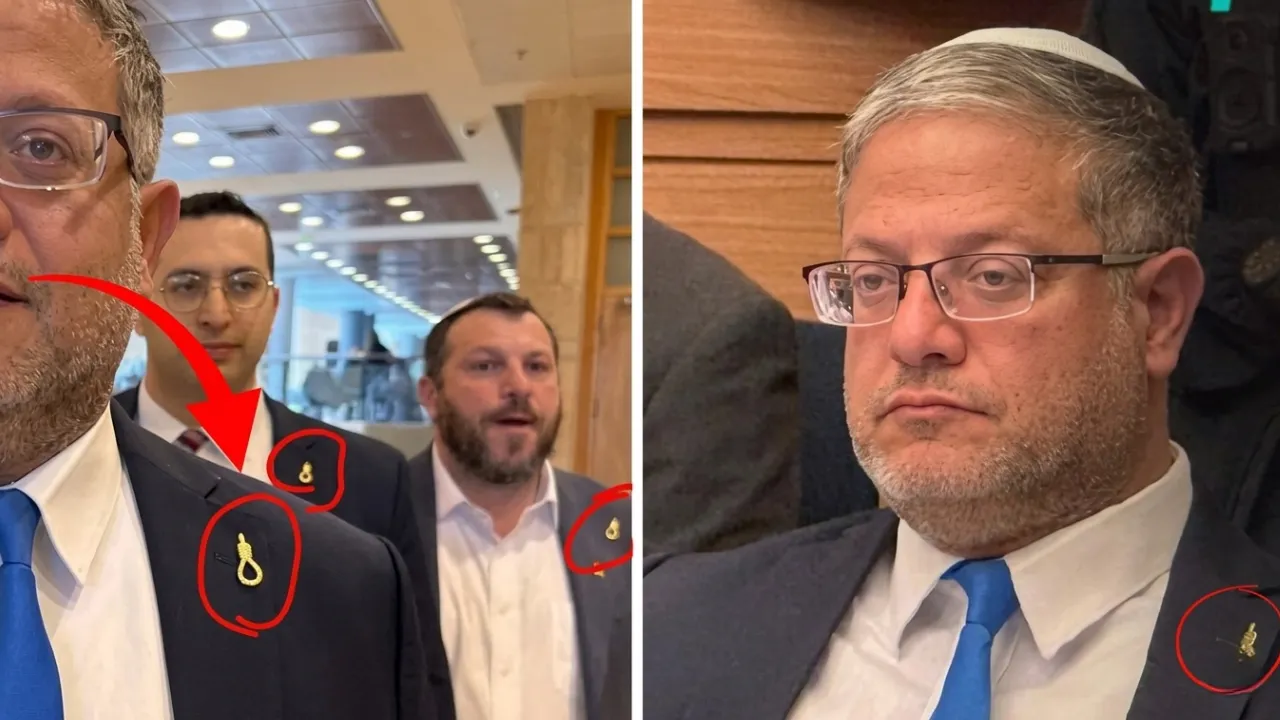 Filistinli mahkumlara idam yasası onaylandı! İsrailli bakanların yakasındaki ‘urgan’ detayına tepki yağdı