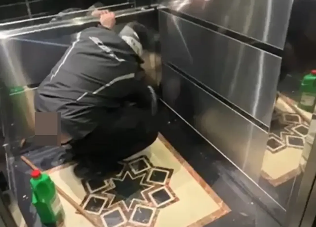 Getirdiği pizzayı yiyip asansöre tuvaletini yapmıştı! O kuryeye temizlik yaptırdılar