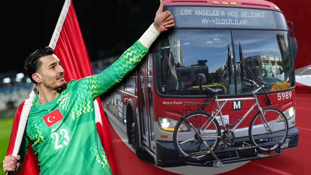 Los Angeles'ta Türkiye sürprizi: Otobüslerde 'Hoş geldiniz Ay Yıldızlılar' mesajı