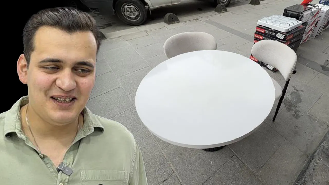 Sandalyeleri çalındı, hırsıza sitem etti: Abla takımı bozdun