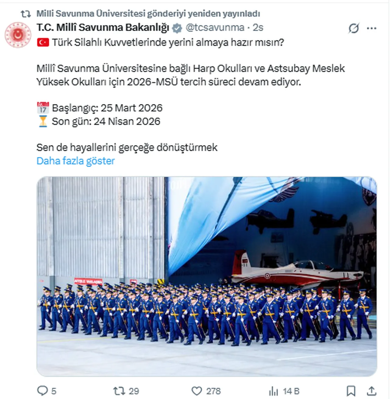 Tercih süresi nisan ayında sona erecek... MSÜ tercih sonuçları ne zaman açıklanacak?