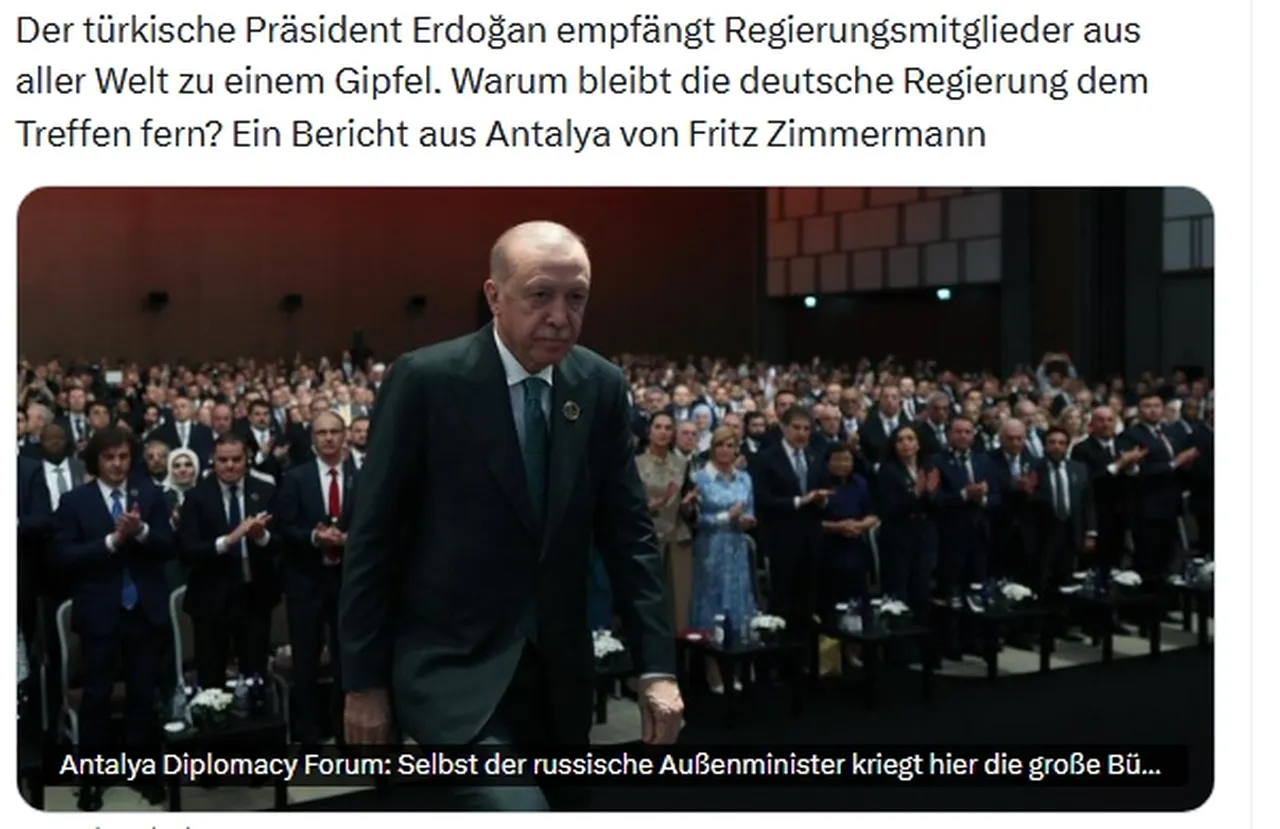 Almanya'da Türkiye itirafı ortalığı karıştırdı! "Dünya orada toplandı, biz kapı önünde bekledik!"