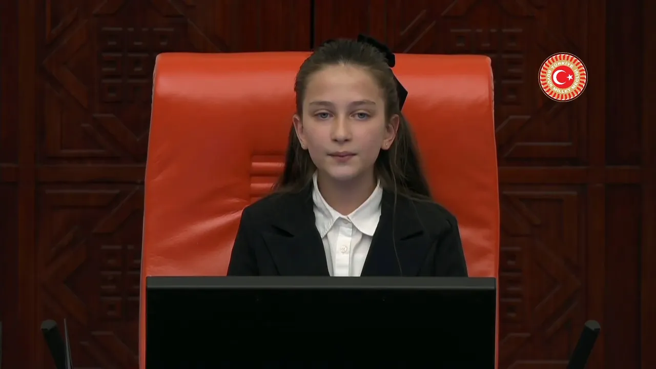 TBMM'de buruk 23 Nisan oturumu! Küçük kızın sözleri dinleyenleri duygulandırdı