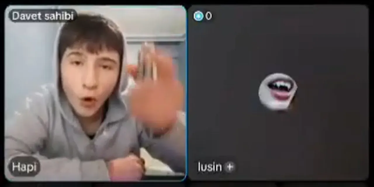 Tiktokta bir rezalet daha! Elinde bıçakla izleyenleri tehdit etti:  Türbanlı annenizin kafasını keserim